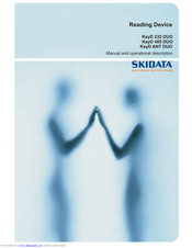 Skidata KeyD 485 DUO User's Manual And Operating Instructions