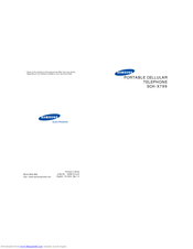 Samsung SCH-X799 User Manual