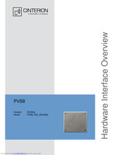 Cinterion PVS8 Hardware Interface Overview