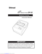 Shinsei DP-2E Instruction Manual