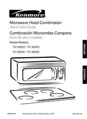 Kenmore 721.80523 Use & Care Manual