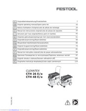 Festool CLEANTEX CTH 26 E/a Operating Manual