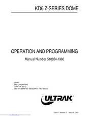 Ultrak KD6 Z Series Operation And Programming Manual