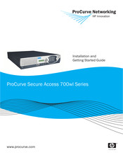 HP ProCUrve Secure Access 700wl Series Installation And Getting Started Manual