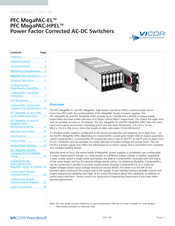 VICOR PFC MegaPAC-HPEL User Manual