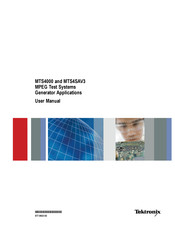 Tektronix MTS4SAV3 User Manual