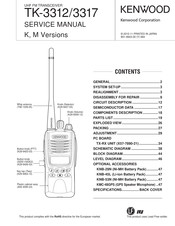Kenwood TK-3317 M Service Manual