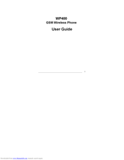 i-MOBIL WP400 User Manual