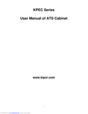 Kipor KPEC Series User Manual