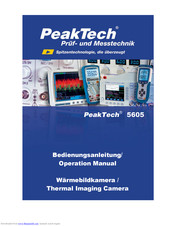 PeakTech 5605 Operation Manual
