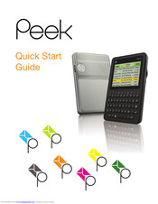 Peek Mobile email device Quick Start Manual