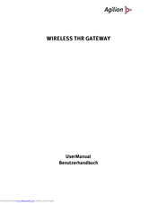 Agilion WIRELESS THR GATEWAY User Manual