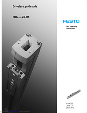 Festo FDG-63-ZR-RF Operating Instructions Manual