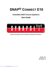 Synapse SNAP Connect E10 User Manual