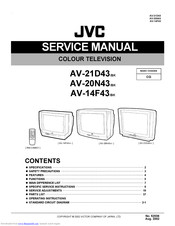 JVC AV-14F43, AV-20N43, AV-21D43 Service Manual