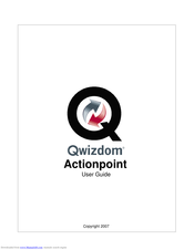 Qwizdom Actionpoint User Manual