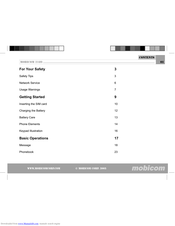 MobiCom 2189 User Manual