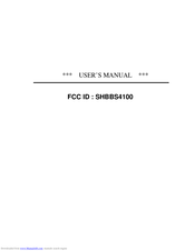 RoyalDigital BS4100 User Manual