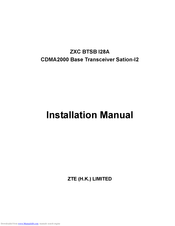 Zte ZXC BTSB I28A Installation Manual