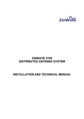 Zinwave 2700 DAS Installation And Technical Manual
