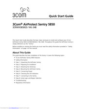 3Com AirProtect Sentry 5850 Quick Start Manual