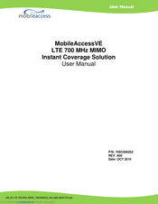 MobileAccess MobileAccessVE User Manual