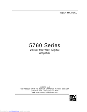 Axcera 5760 Series User Manual
