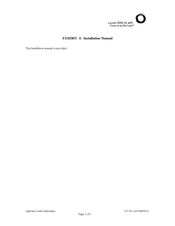Lucent Flexent Modular Cell 4.0B Installation Manual