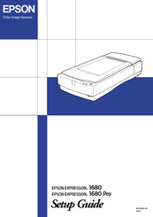 Epson Expression 1680 Pro Setup Manual