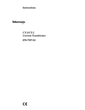 Tektronix CT-1 Instruction Manual