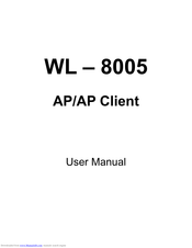 HL-Tech WL - 8005 User Manual