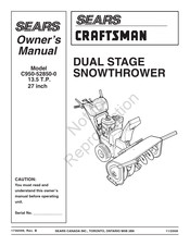 Craftsman C950-52850-0 Owner's Manual