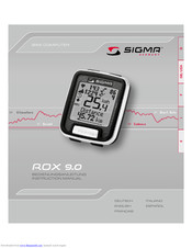 Sigma ROX 9.0 Instruction Manual