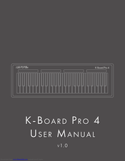 Keith McMillen Instruments K-Board Pro 4 User Manual