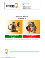 Vittorazi Motors Easy100 Owner's Manual