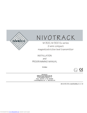 Nivelco NIVOTRACK M-300 Ex series Installation And Programming Manual