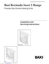 Baxi Bermuda Inset 3 Series User, Installation And Servicing Instructions