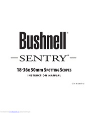 Bushnell Sentry Instruction Manual