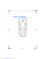 Nokia 1255 User Manual
