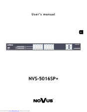 Novus NVS-5016SP+ User Manual