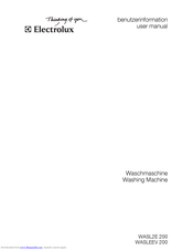 Electrolux WASLEEV 200 User Manual