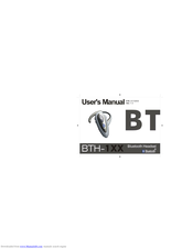 G-Tek BTH-1 series User Manual