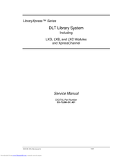 Overland Data DLT LibraryXpress Series Service Manual