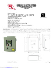 Rodix Feeder Cube VF-3-OR User Manual