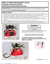 Maruyama FLEX-SELECT F130P Series Assembly And Operating Instructions Manual