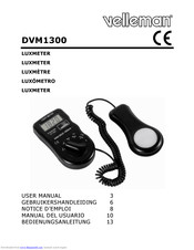 Velleman DVM1300 User Manual