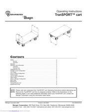 Gearboss TranSport Cart Operating Instructions Manual
