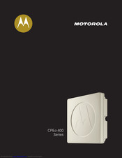 Motorola CPEo 400 Series Manual