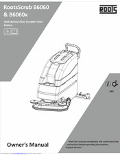 ROOTS RootsScrub B6060X Owner's Manual