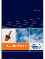 jotron Tron 40GPS Mk II User Manual